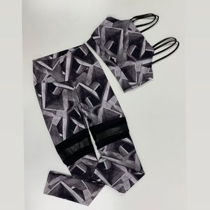 Sport set, sport bra, legging size s